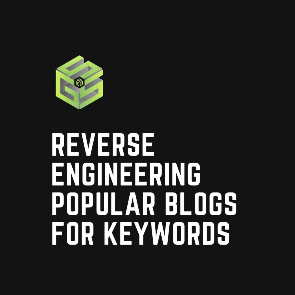 Finding Keywords & Planning Blogs by Reverse Engineering a Popular Blog